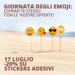 -20% sugli Stickers solo 17 luglio!