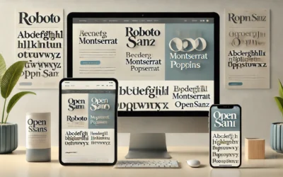 I 5 Migliori Font per il Web Design del Momento